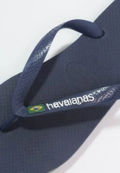 Havaianas Flip Flop Brasil Logo - Chanclas De Dedo - Navy Blue -Hava Tienda de ventas ce4f9cd9f5c7457c8853a9108e7b3a1c