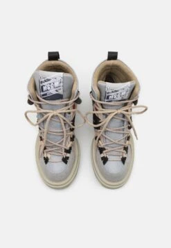 MSGM Hiking Boots - Botines Con Cordones - Ecru/Red -Hava Tienda de ventas dd98bf3b277f42f2af4e179f5136b1dd
