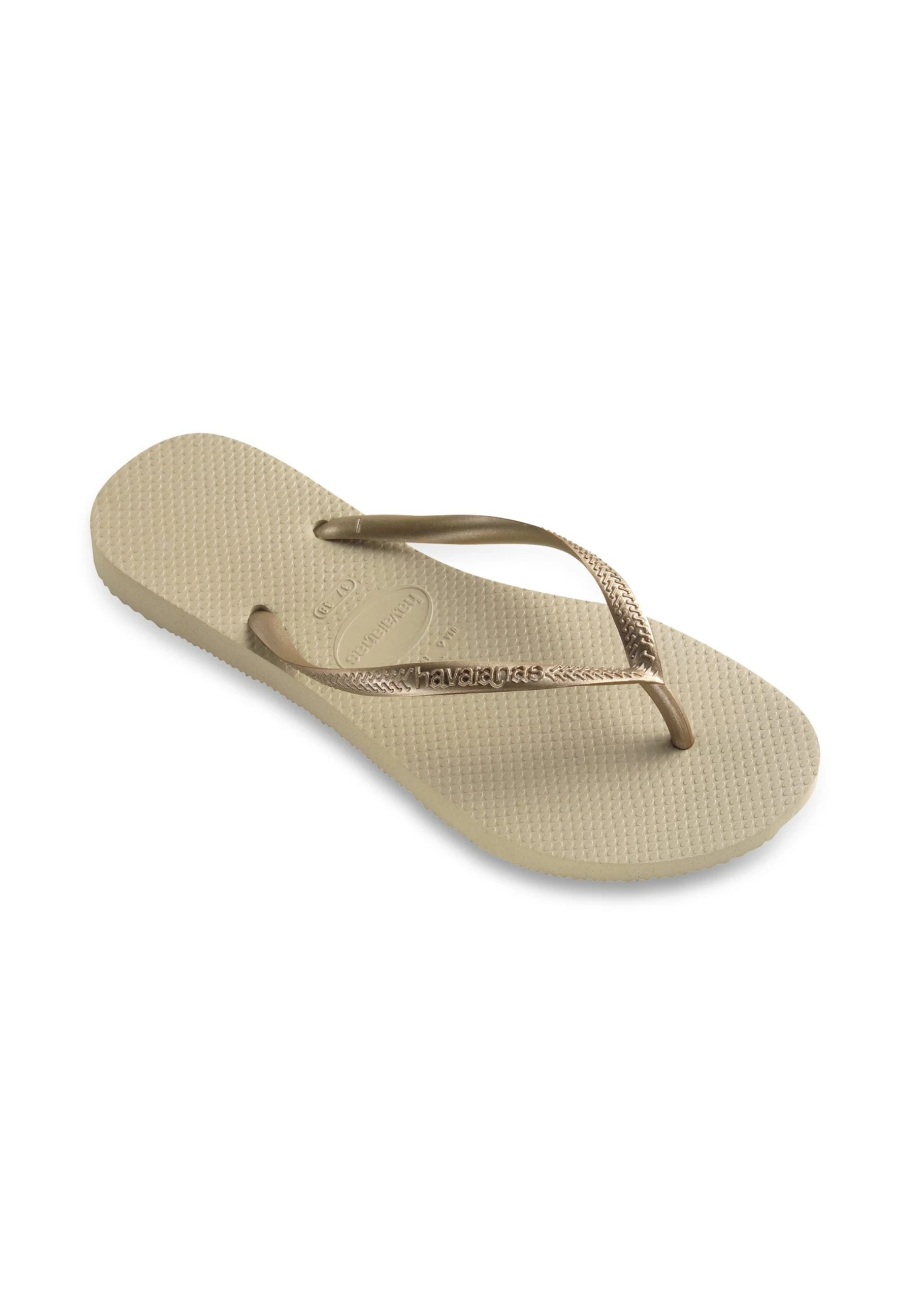 Havaianas Flip Flop Slim - Chanclas De Dedo - Sand Grey/Light Gold 2 Havaianas Flip Flop Slim - Chanclas De Dedo - Sand Grey/Light Gold - Imagen 2