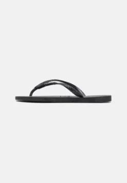 Havaianas Slim Glitter Ii Mini Me Kids - Chanclas De Dedo - Black/Dark Grey