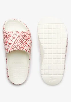 Lacoste X Netflix - Chanclas De Baño - White/Red -Hava Tienda de ventas e888bf73cfc34cc38f9fc65881da54e6