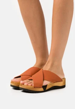 Sanita Wood Vesla Sport Flex - Zuecos - Burned Orange