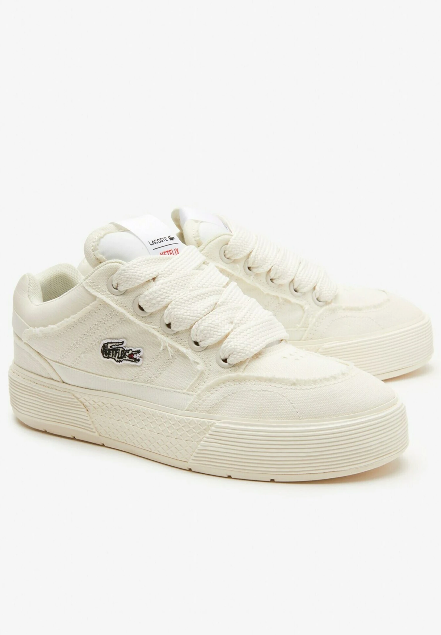 Lacoste X Netflix - Sneakers Vulcanisées - Zapatillas - Beige 2 Lacoste X Netflix - Sneakers Vulcanisées - Zapatillas - Beige - Imagen 2