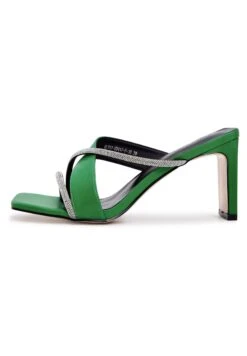 1659 - Cesare Gaspari High Heeled Sandals Leather High Heeled Sandals - Sandals - Cesare Gaspari - Sandalias - Green -Hava Tienda de ventas eddbb71388544857a25682d45d14c55b