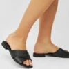 Bianco Biamathilda - Sandalias Planas - Black