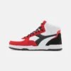 Diadora Raptor Unisex - Zapatillas Altas - White/High Risk Red/Black