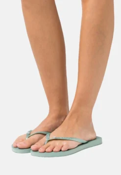 Havaianas Flip Flop Slim Crystal Swarovski Ii - Chanclas De Dedo - Clay