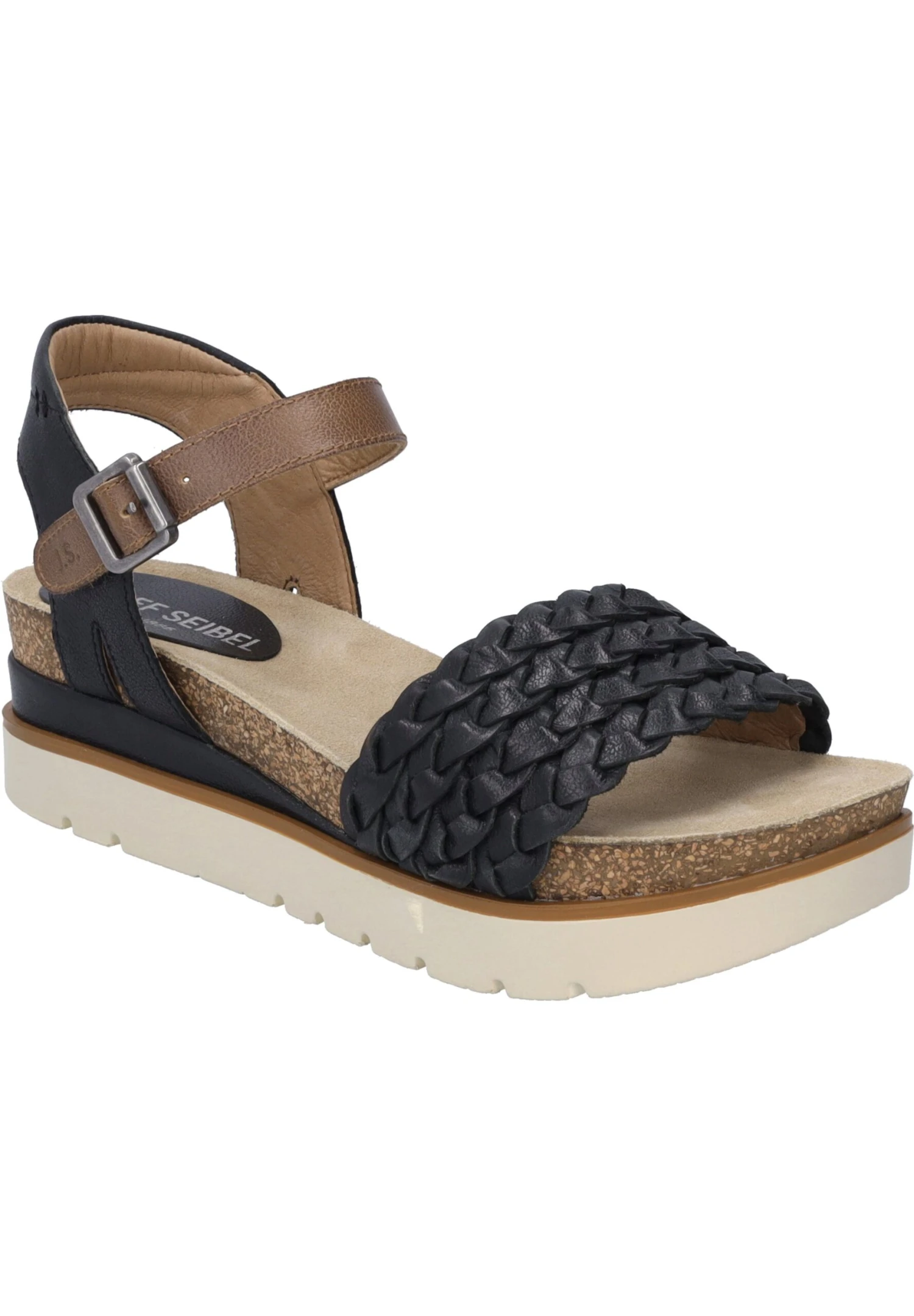 Josef Seibel Sandalias Con Plataforma - Schwarz Kombi 2 Josef Seibel Sandalias Con Plataforma - Schwarz Kombi - Imagen 2