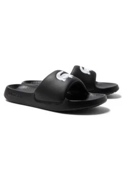 Lacoste Serve - Chanclas De Baño - Blk/Wht
