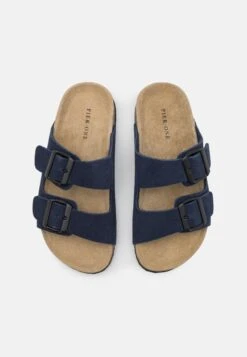 Pier One Leather Unisex - Pantuflas - Dark Blue -Hava Tienda de ventas feb43abb471d45779a9fed9dbe6c4c2c